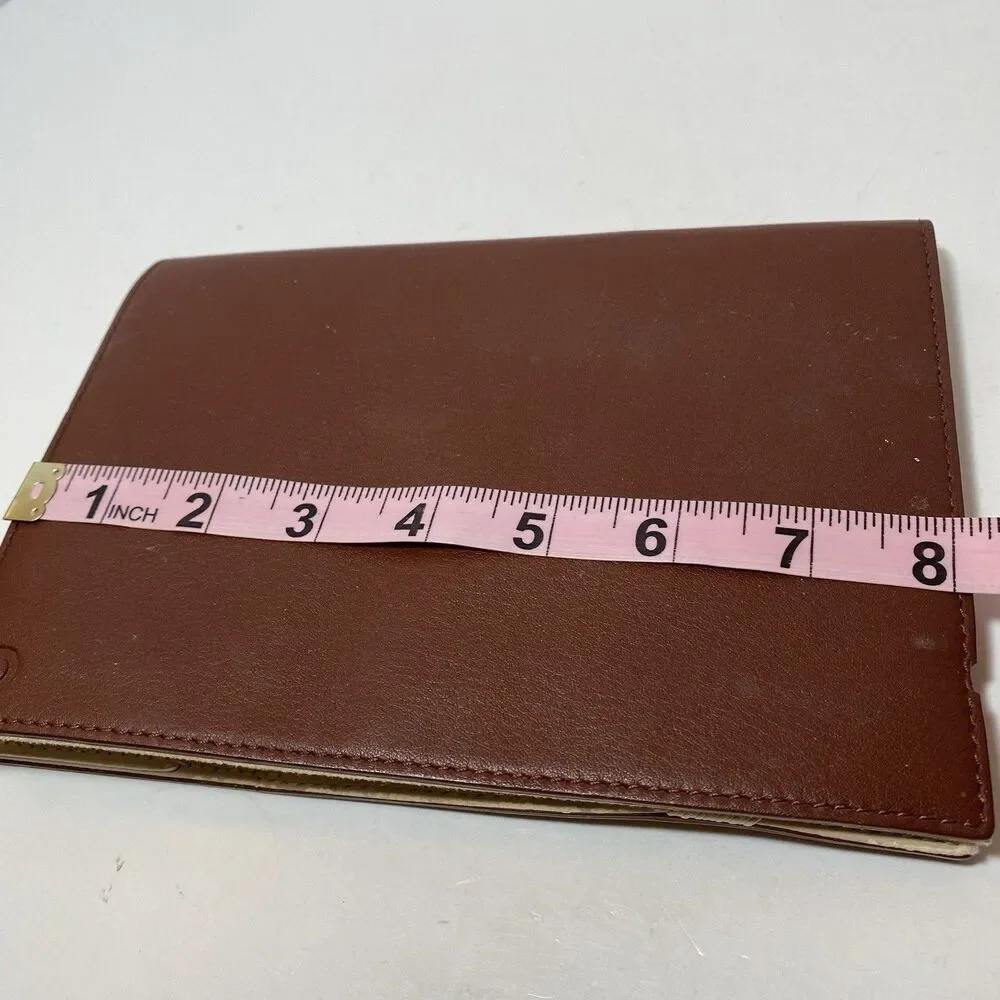 Nook Genuine Leather Cover Tan Brown 6x8” Barnes&Noble Elastic Closure Preowned